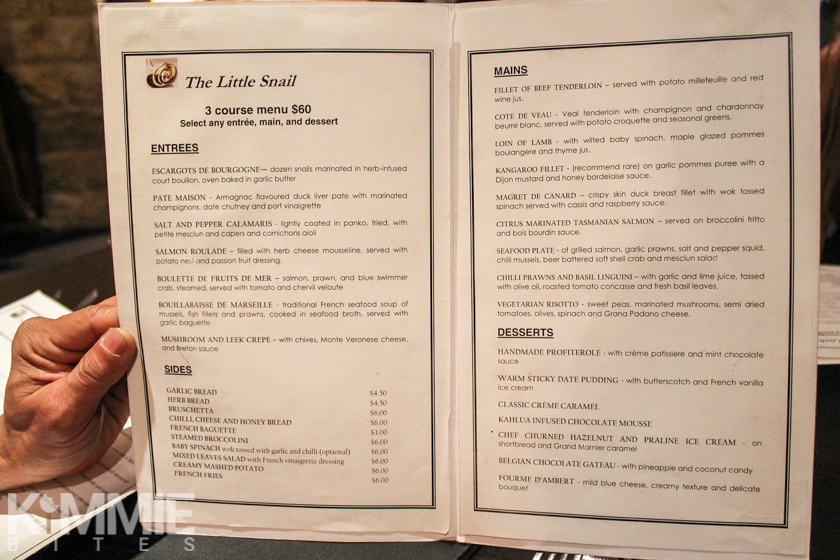 The Little Snail, Pyrmont ♡ Kimmie Bites Food blog, Sydney Australia