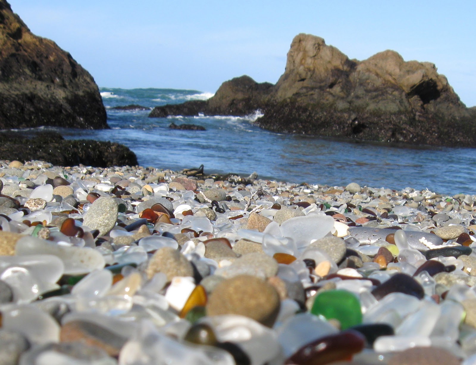 Amazing Glass Beach In California Amazing Photo World