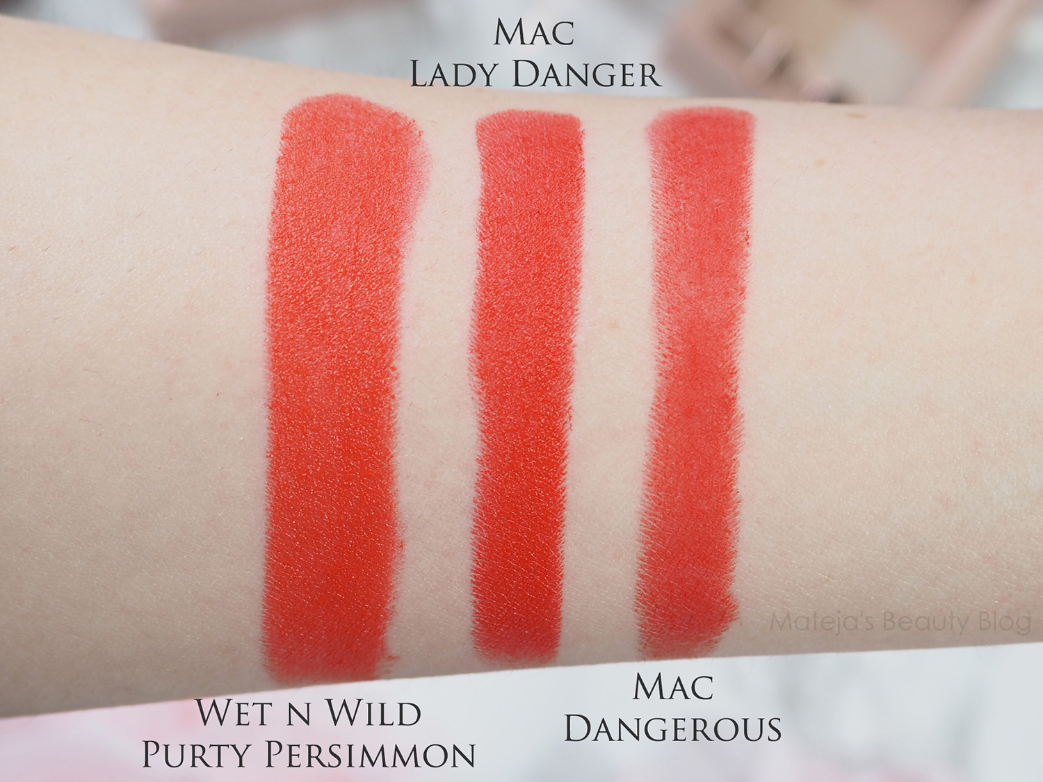 Mac Lipstick Swatched Plus Their Dupes Mateja S Beauty Blog Bloglovin