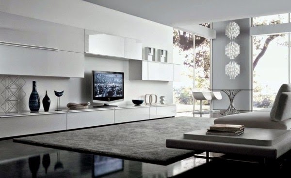 Living room in white &#8211; 30 bright ideas!