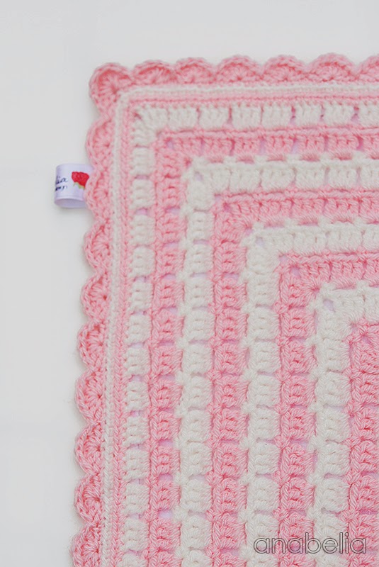 Bunny security crochet blanket by Anabelia