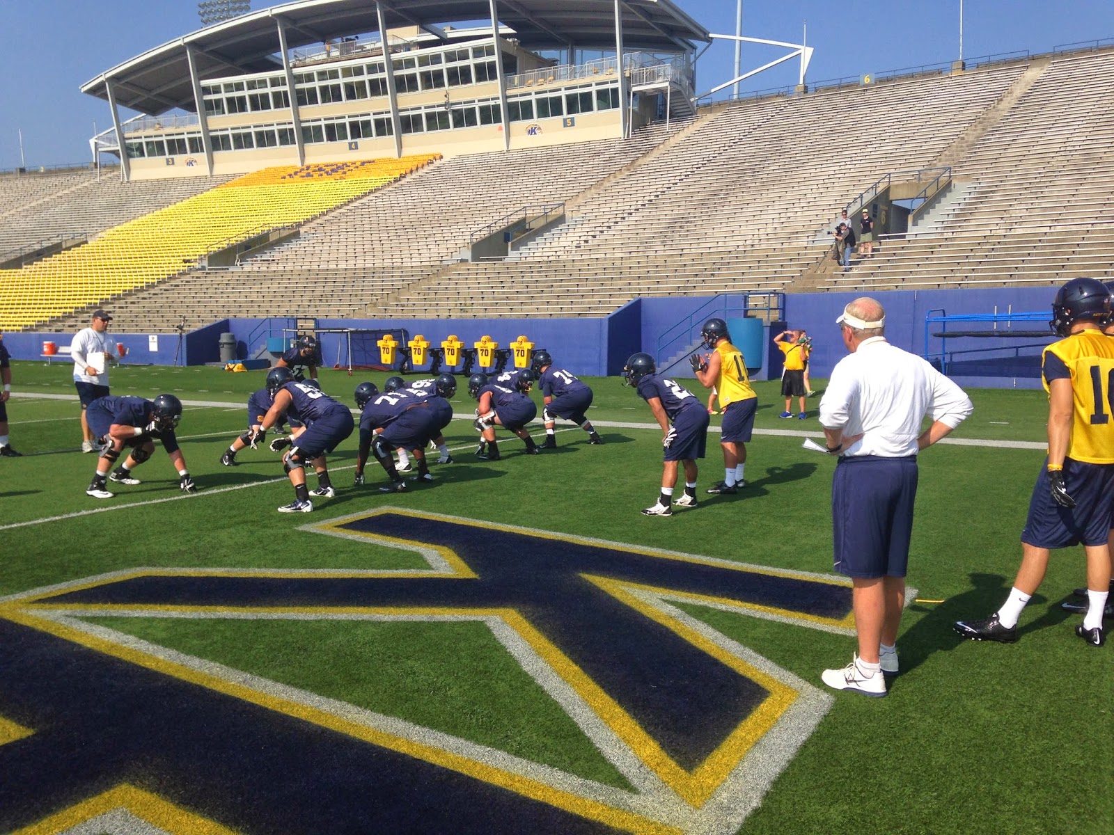 The Press Box by David Carducci Back To Work! Kent State Football Begins 2014 Preseason Camp