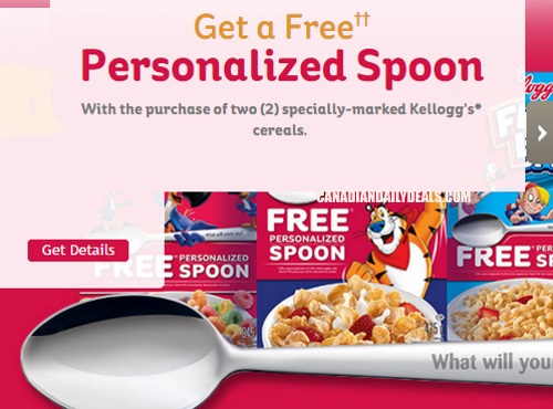 Kellogg’s Free Personalized Spoon