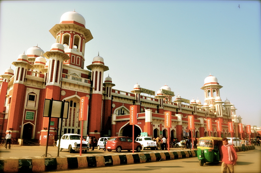 Lucknow 's Charbagh Railway Station building, an outstanding one in the world