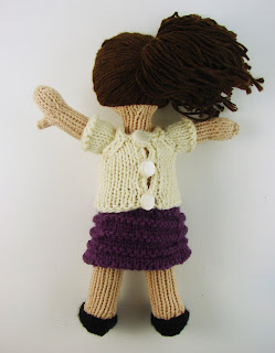 hand knit doll dress clothes