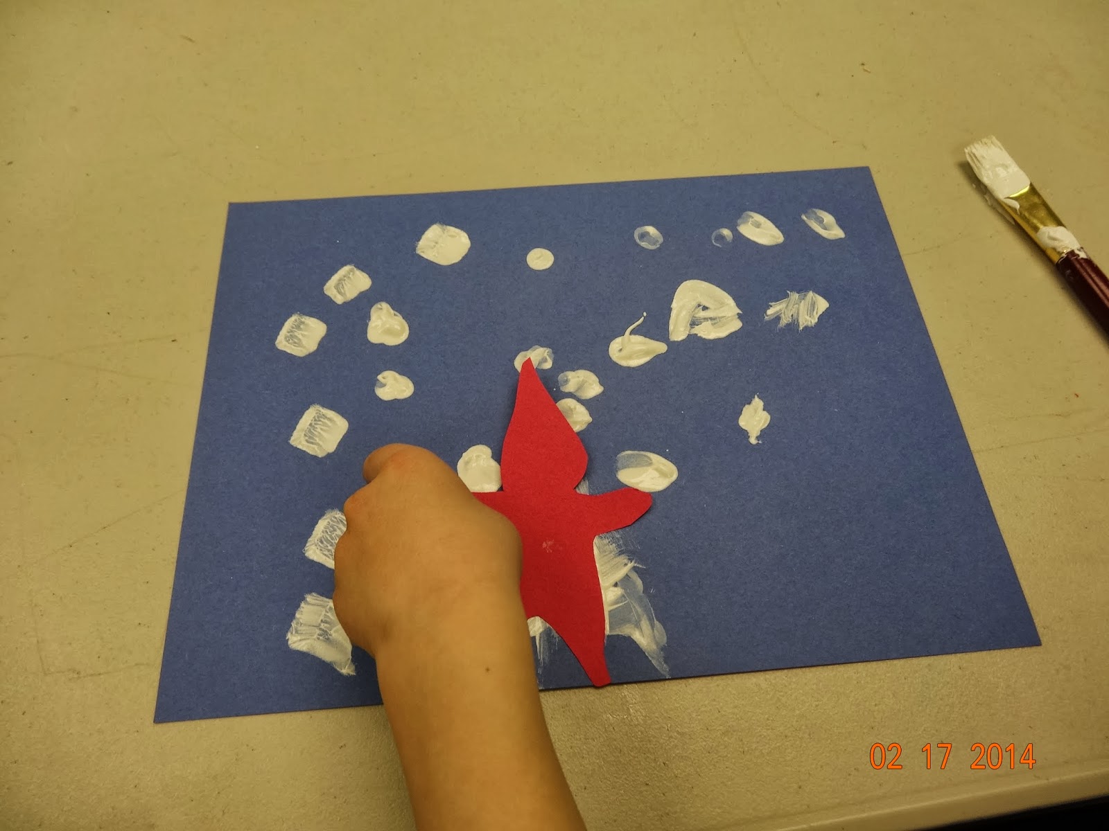 mountain-of-grace-homeschooling-a-snowy-day-art-project