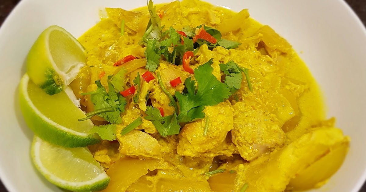 PeckishByZoeRenee Recipe Slow Cooker Mild Malaysian Chicken Curry