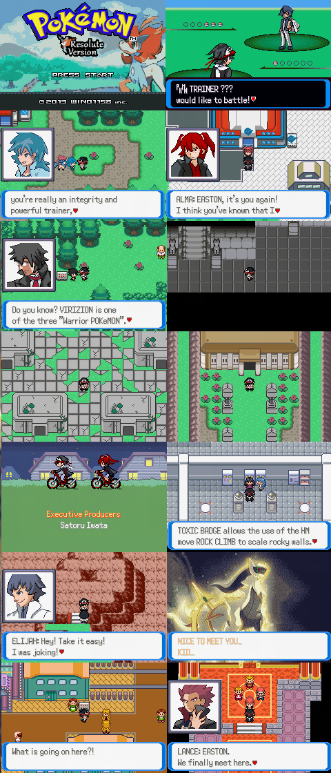 Pokemon Resolute Version Pokemon Resolute Version
