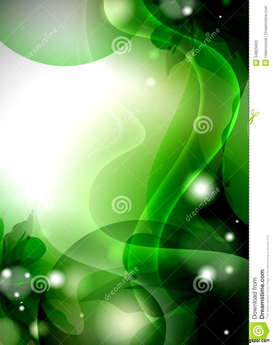 Stylized Green Flower Background Stock Photos   Image 34803493