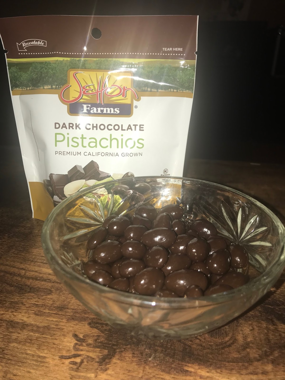 Setton Farms Dark Chocolate Pistachios