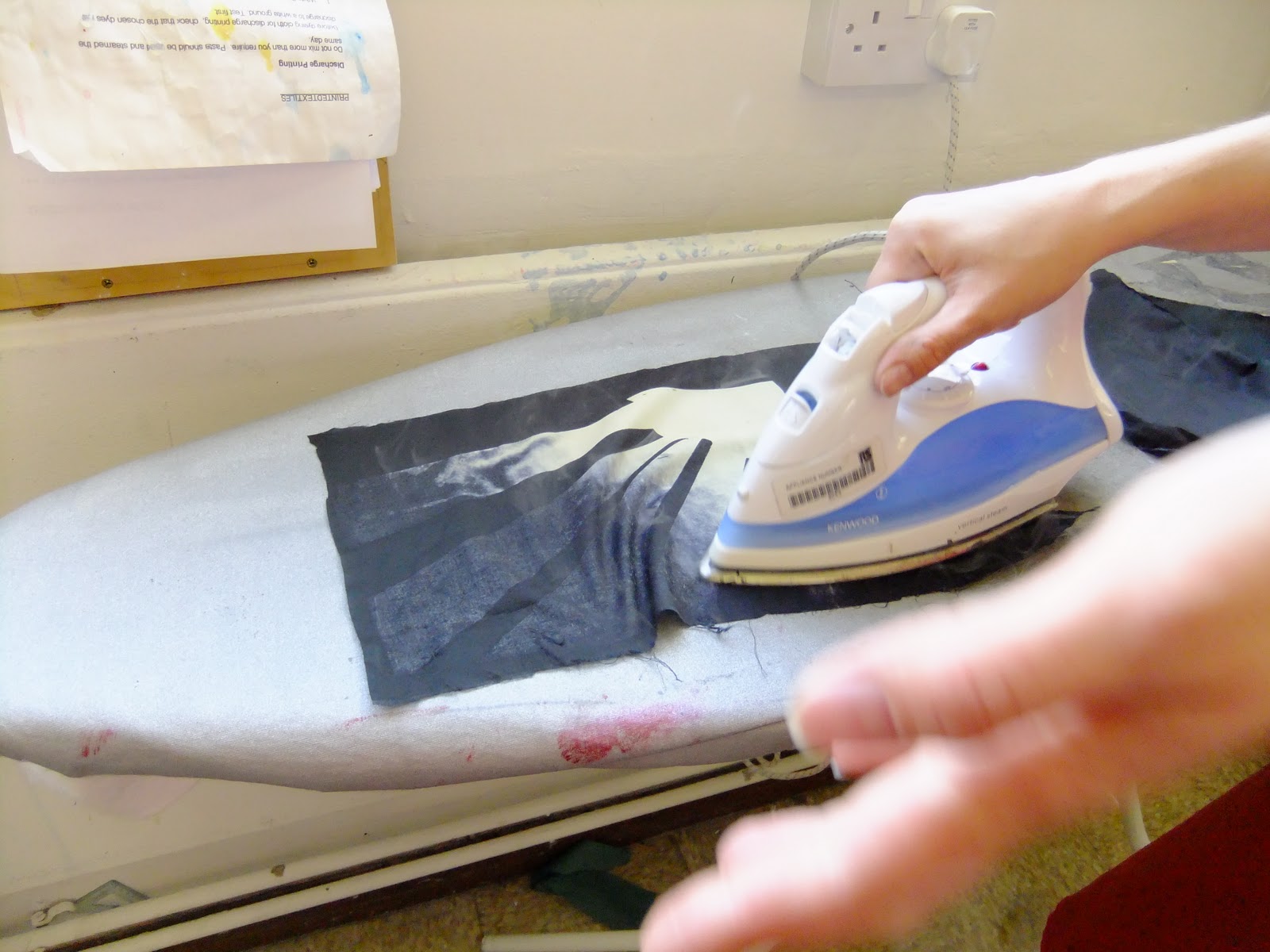 Emma Fountain Discharge Screen Printing