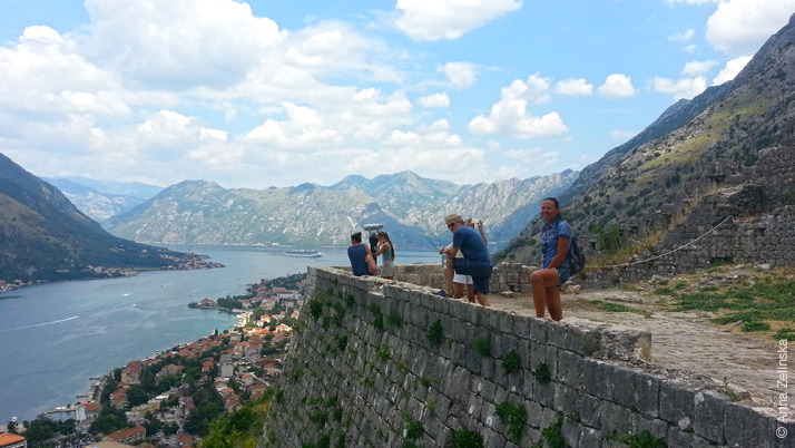 Смотровая площадка крепостной стены, Черногория