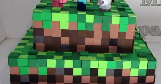 Bolo Cenográfico Minecraft