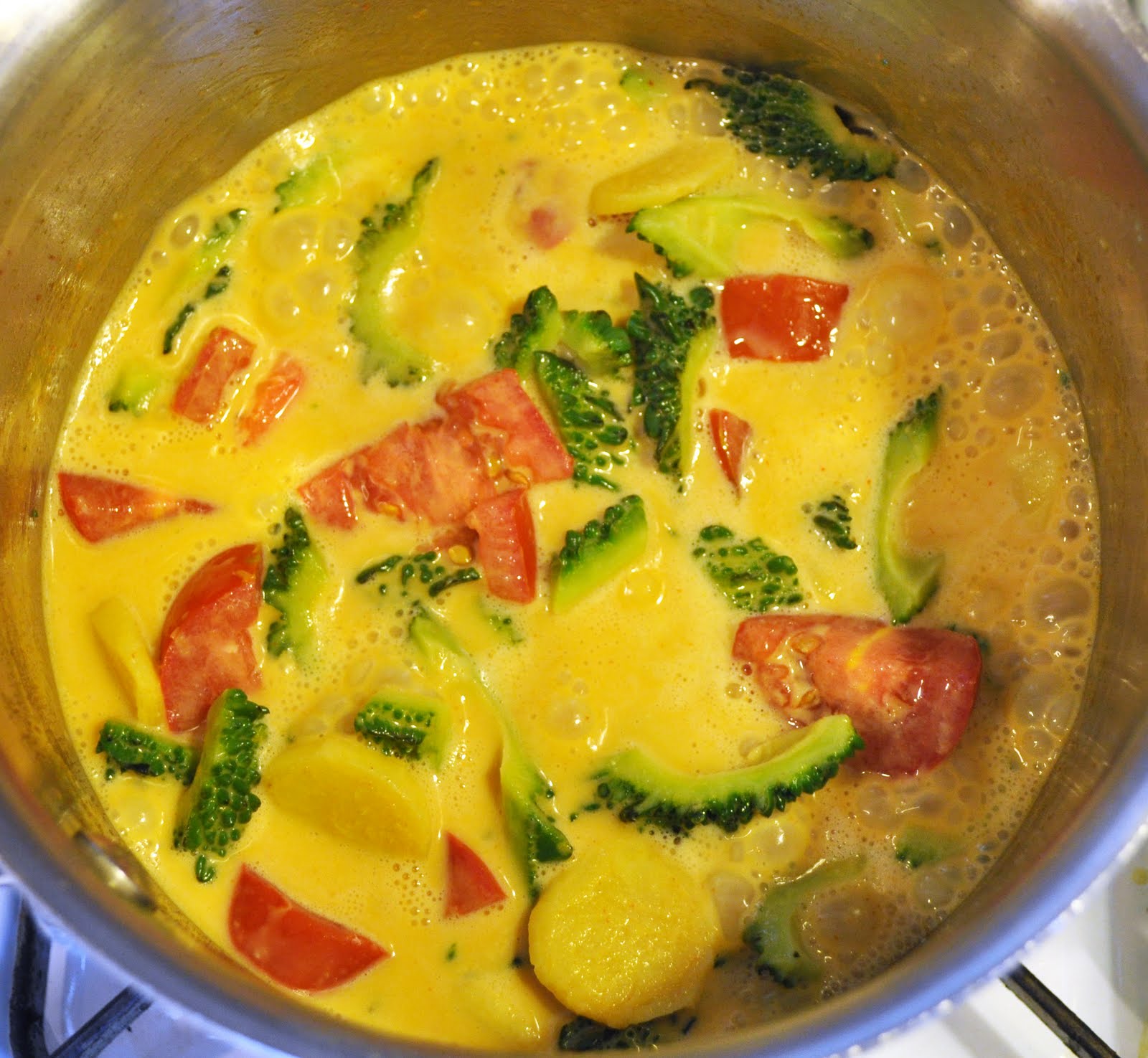 vegan ascent Bitter Melon Curry