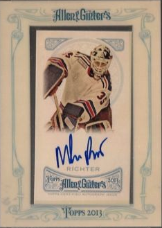 All About Sports Cards: Micro Collecting Mike Richter And New York Rangers  With Retired Numbers Autographs