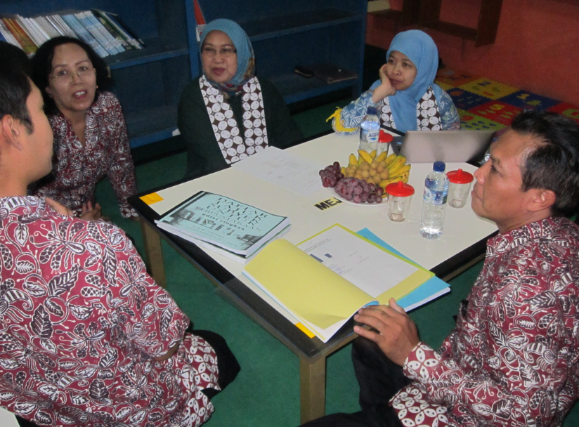 Proses Akreditasi Perpustakaan Kucica SDN Wonosari Baru