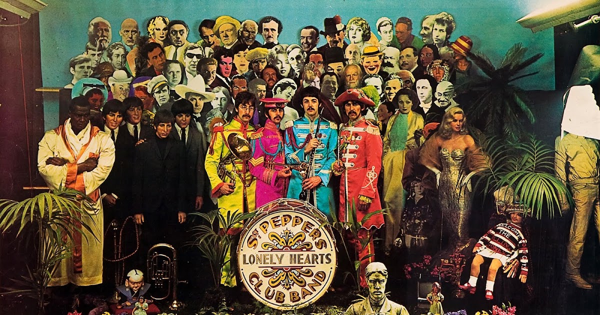 The Beatles Rare Paraphernalia Sgt Pepper album cover uncropped
