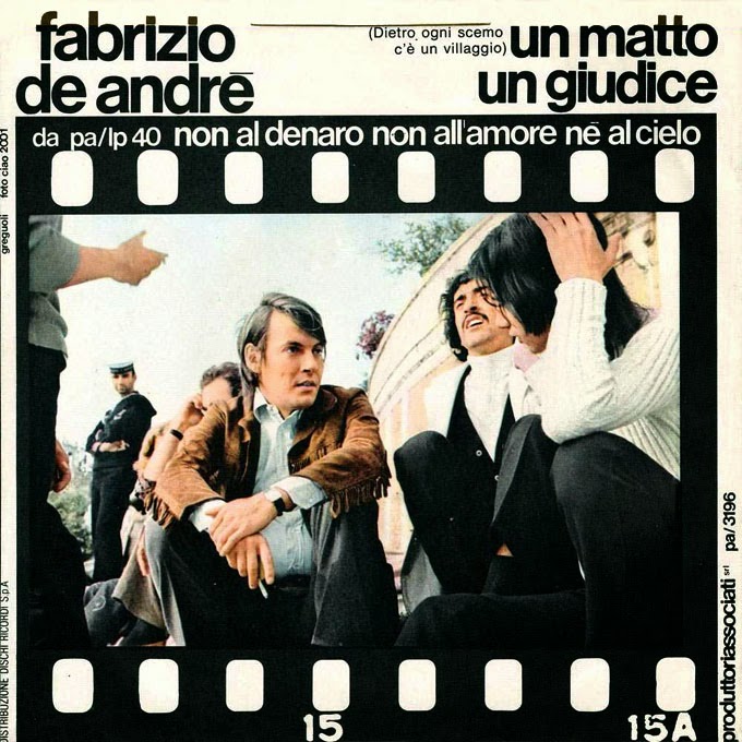 i 45 giri Fabrizio De André, Un matto i 45 giri Fabrizio De André, Un matto