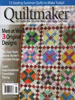 FIND BLUE RIBBON DESIGNS IN QUILTMAKER MAGAZINE - MAY/JUNE 2015
