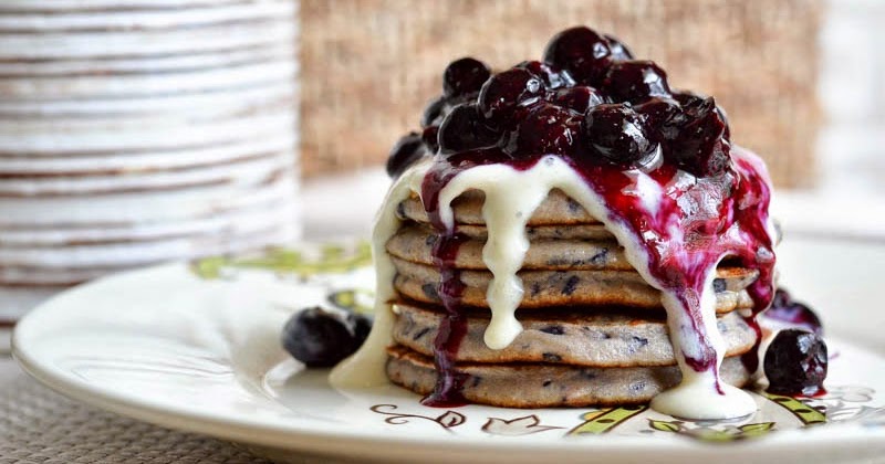 Protein Treats By Nicolette : Vanilla Blueberry Cake Protein Pancakes