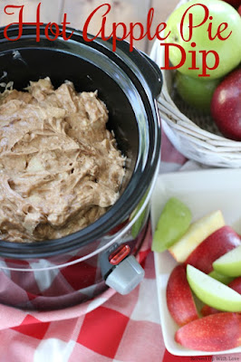 Crock Pot Hot Apple Pie Dip recipe from Served Up With Love