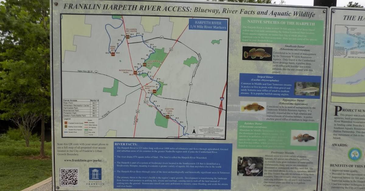 Paddle Tennessee Harpeth River Eastern Flank Access Point