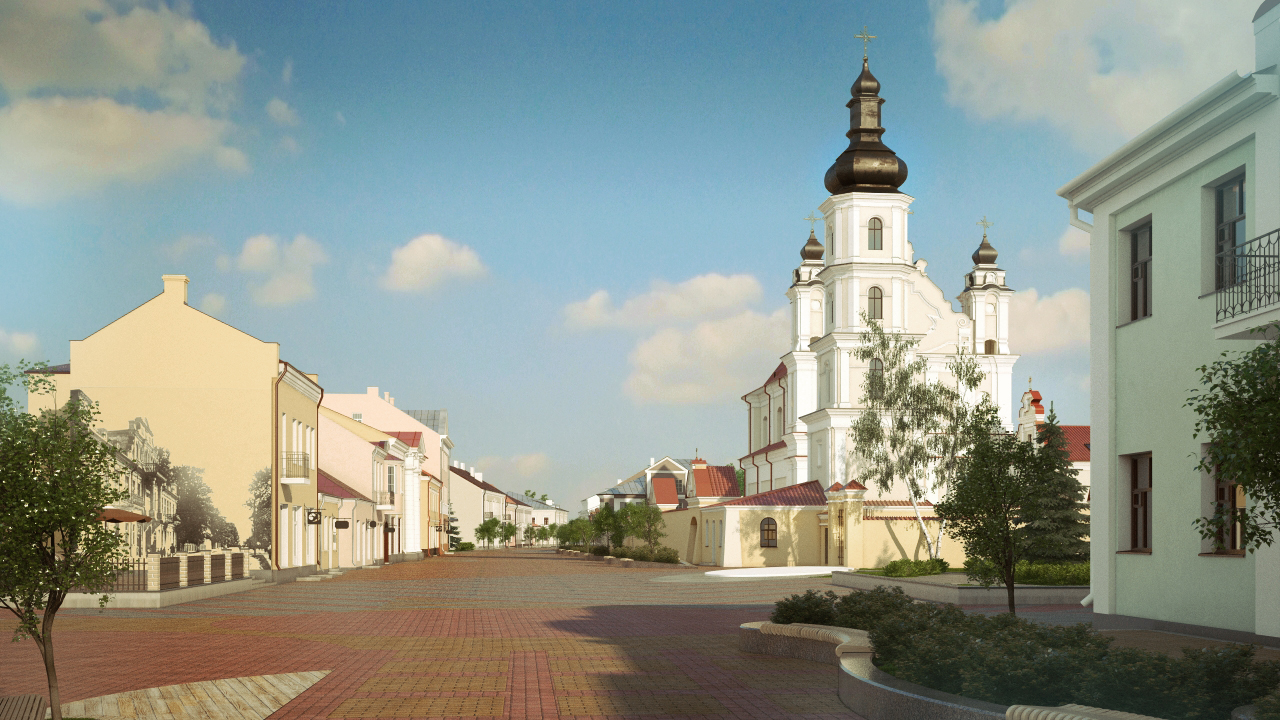 Площадь в пинске Площадь в пинске
