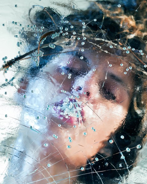 Make-up, art, photography by Marilyn Minter