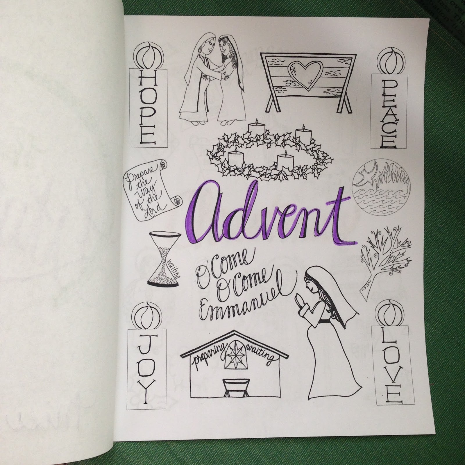 Look to Him and be Radiant: The Liturgical Year Coloring Book