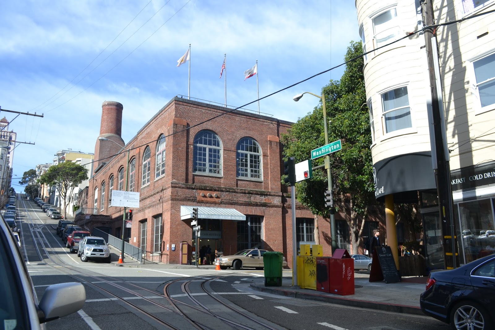 Музей Канатных Трамваев, Сан-Франциско, Калифорния. (Cable Car Museum, San Francisco, CA)