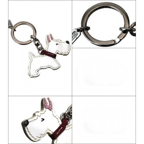 Authentic Luxury Items @ Bargain Price: Coach scottie dog pet keychain key fob charm 92324