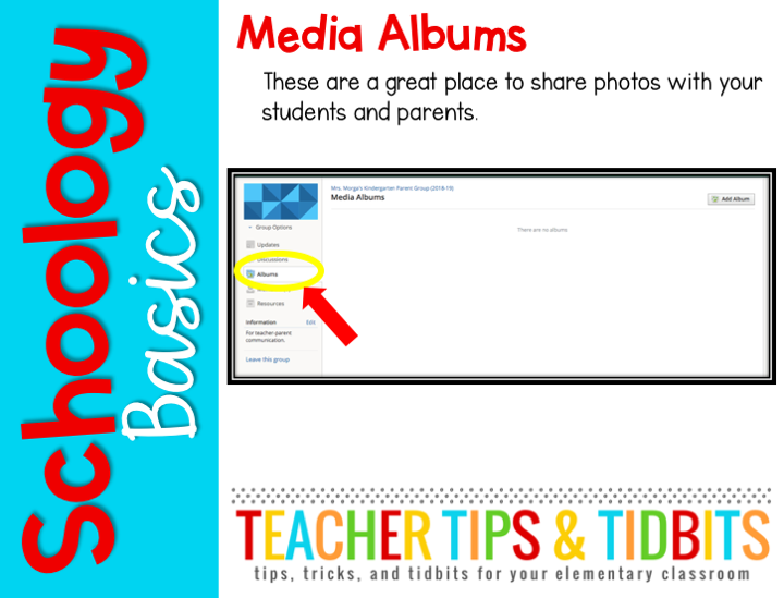 teacher tips and tidbits schoology media albums achoology