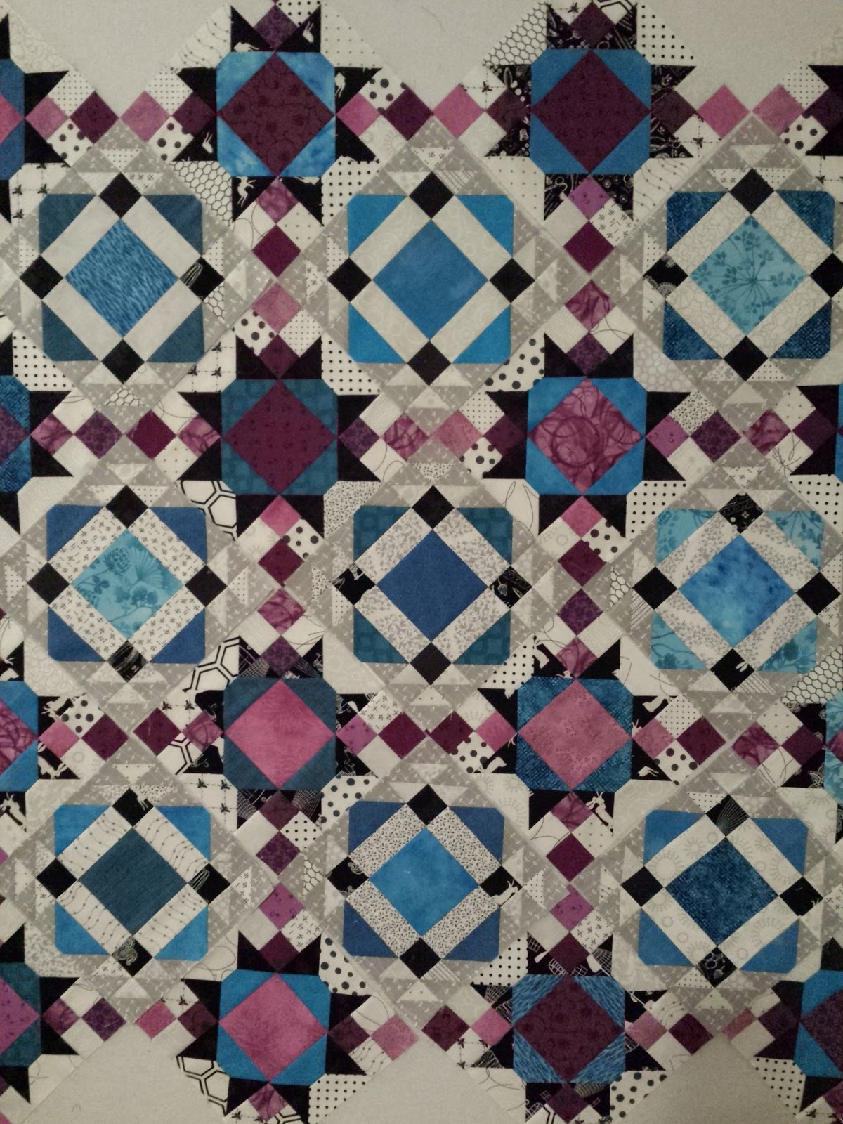 Becca's Crazy Projects Quiltville Mystery Quilt 2015 Allietare! The