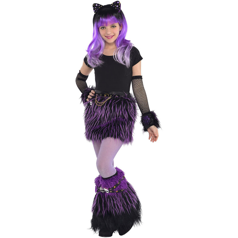 Monster High Party City Furry Monster Outfit Child Costume MH Merch