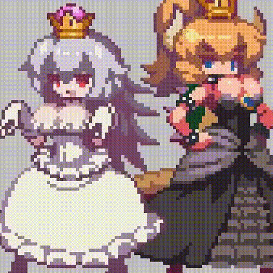 Bowsette and Boosette Wallpaper Engine