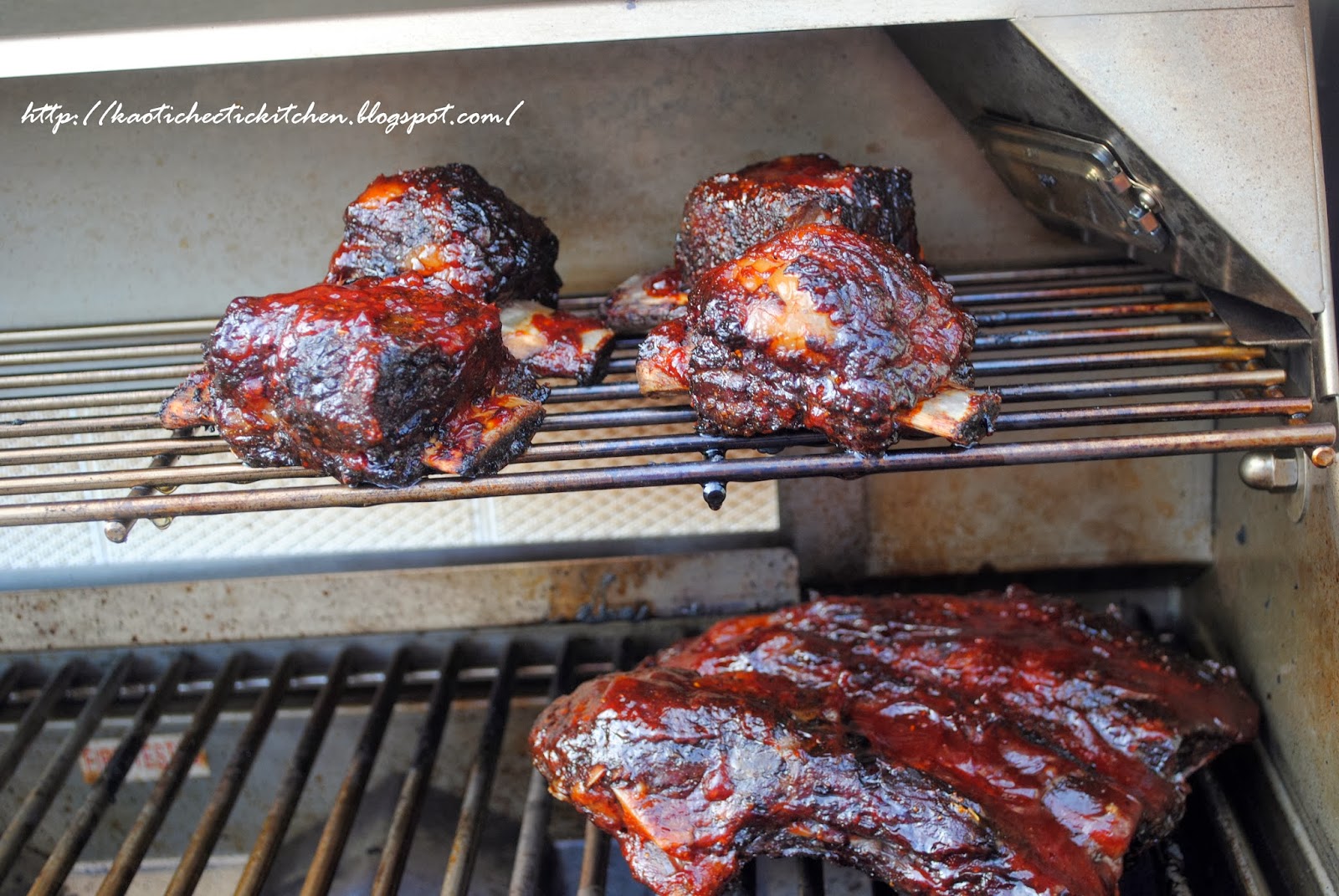 big beef friday!! beer braised then grilled kissed beef ribs and short ribs