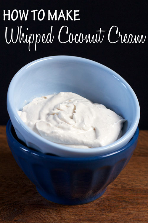 How to Make Coconut Whipped Cream || A Less Processed Life