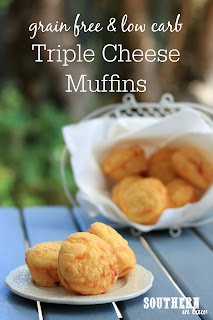 Grain Free Triple Cheese Muffins Recipe