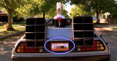 Error reflejo matrícula Regreso al futuro