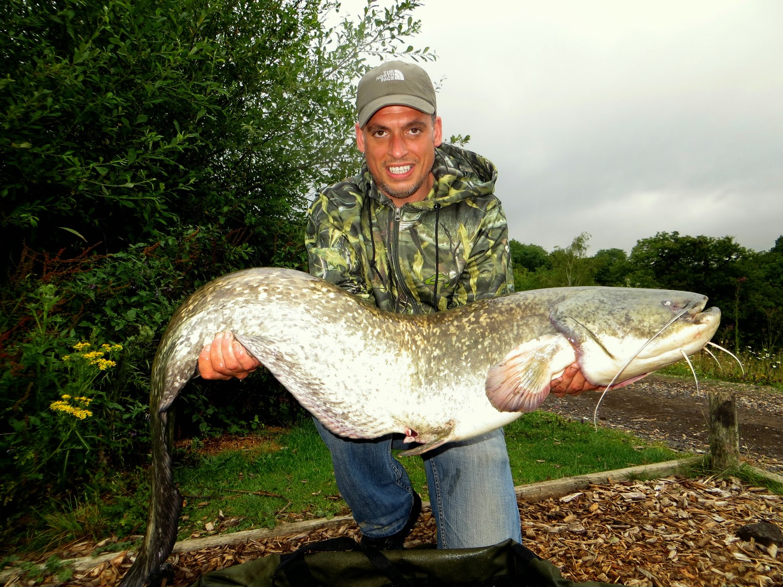 Fish Hooked Catfish Fishing, Furnace Lakes