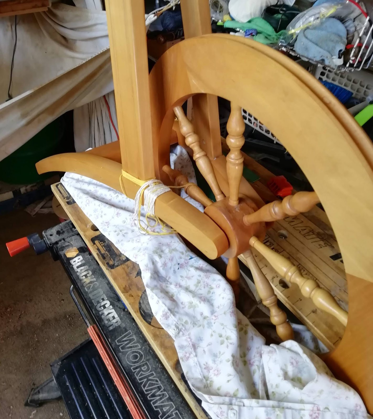 Cast On and Cast Off Spinning Wheel Repair