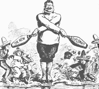 Political Cartoon Analysis : Roosevelt Corollary