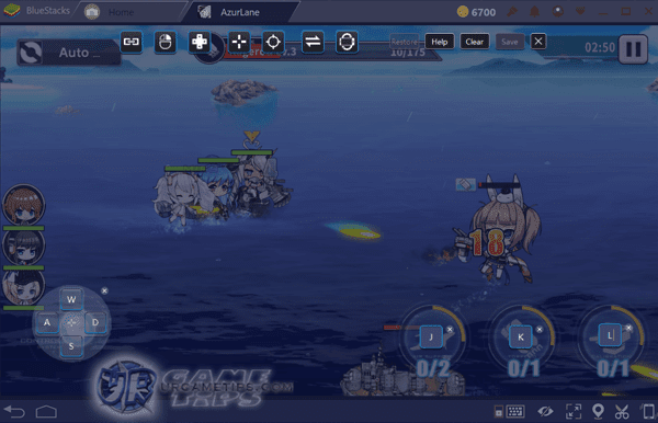 Customize Azur Lane's Bluestacks Control Key