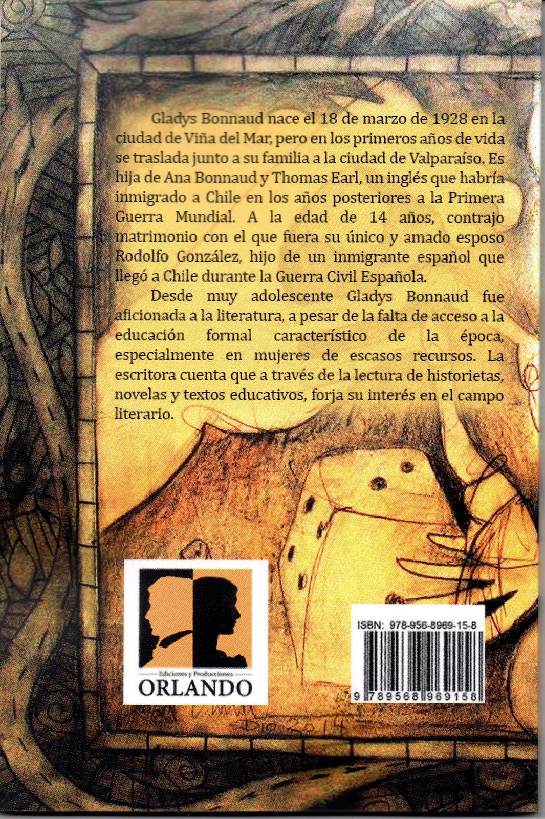 Ediciones y Producciones ORLANDO: Portada y contraportada libro de cuentos  Vacaciones en la Luna de Celeste Earl