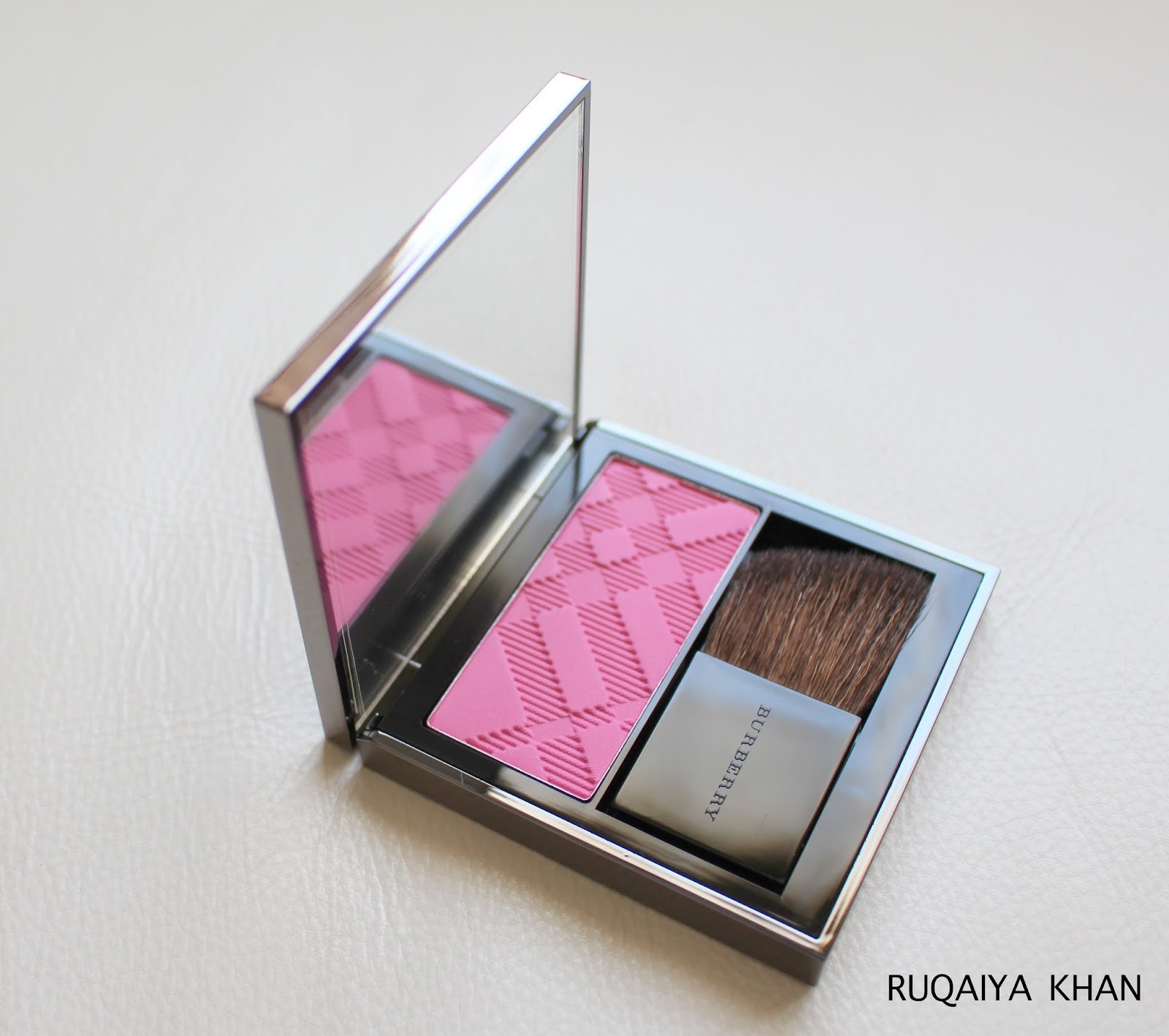 Ruqaiya Khan: BURBERRY Light Glow Blush in Coral Pink No. 9 Review and  Swatch