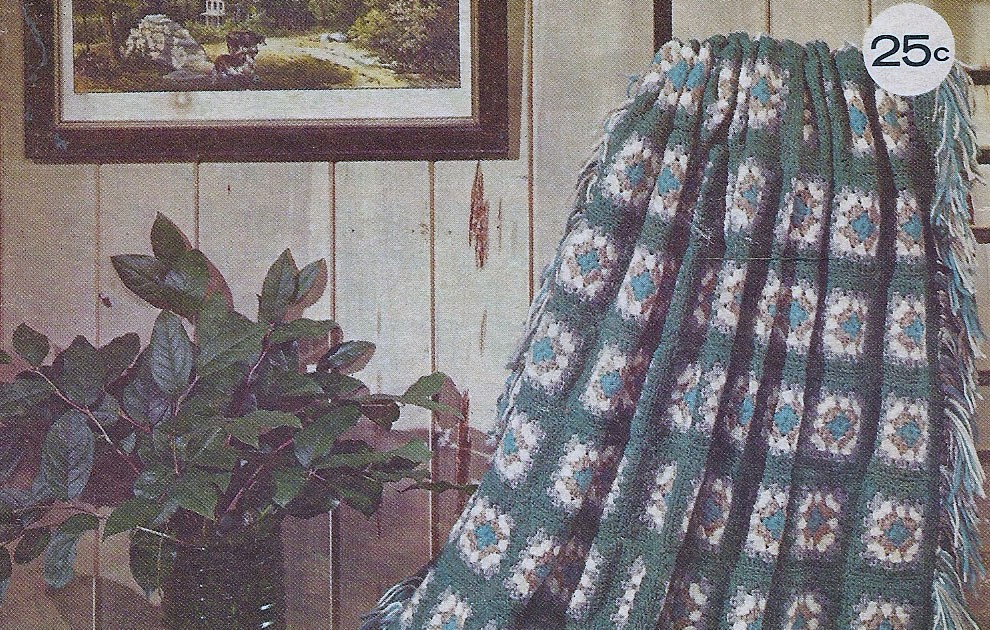 Vintage Knit Crochet Shop Talk Modern Granny Square Crochet Free Pattern