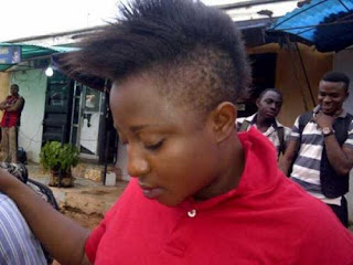 ini edo cropped hair cut