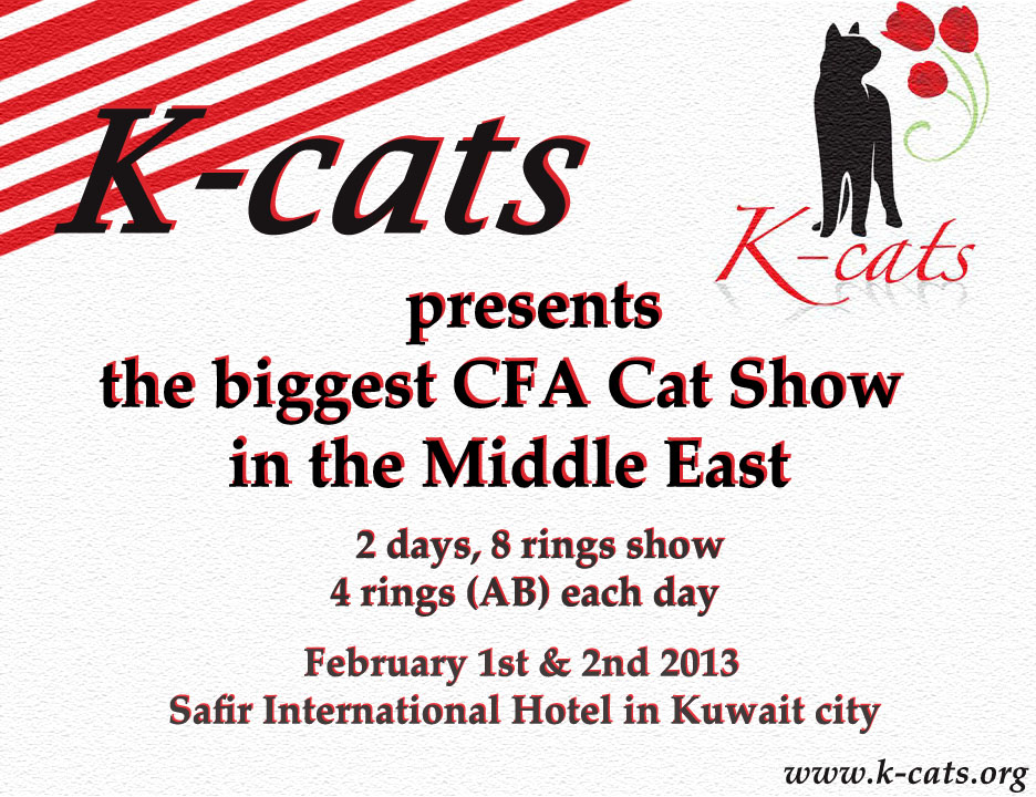 Ladies who do lunch in Kuwait KCats Presents The Biggest CFA Cat Show