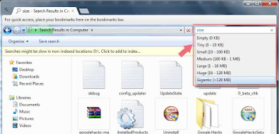Cara Mencari File Berukuran Besar di Windows Explorer