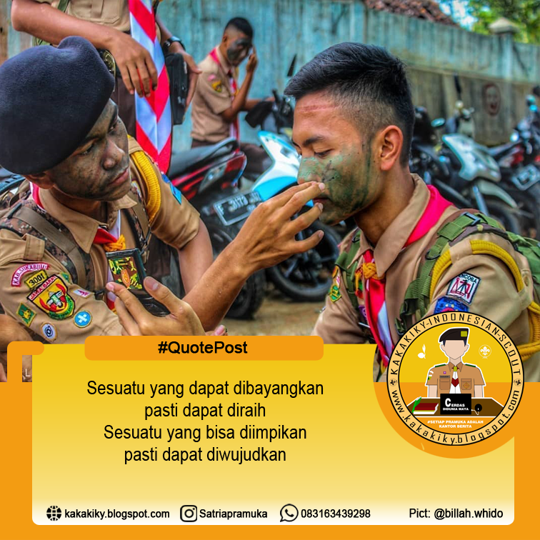 Kata Kata Bijak Pramuka – Tulisan Indah